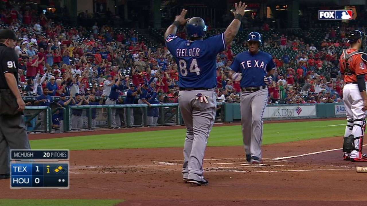 Moreland's two-run double