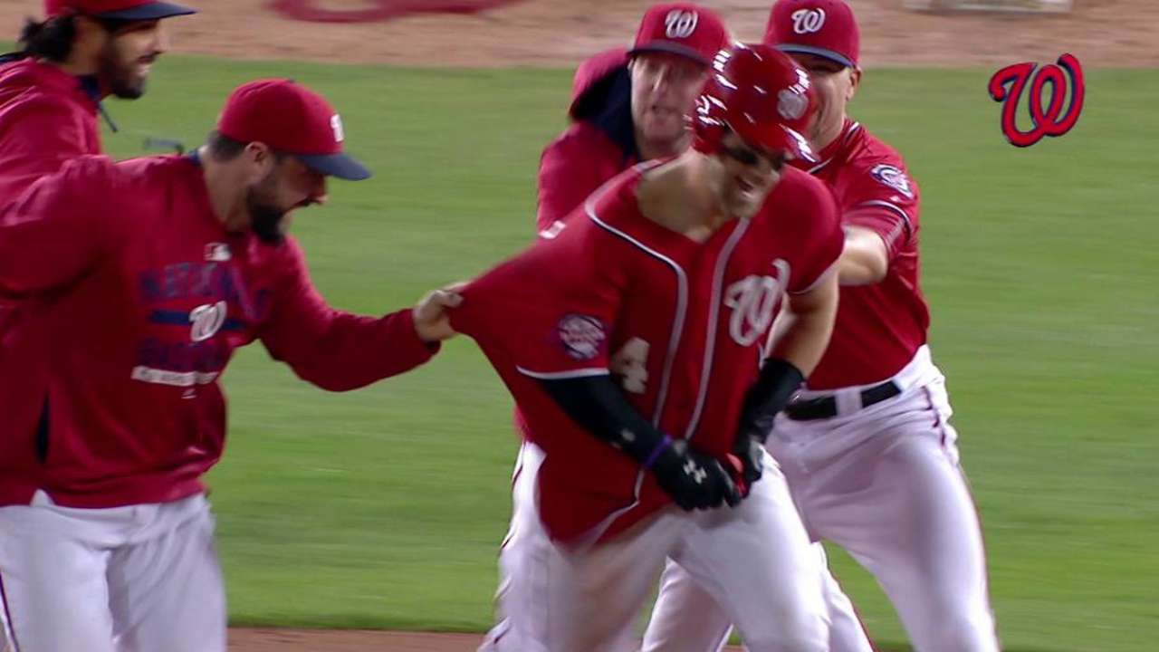 Nats' run ends despite Harper's walk-off hit