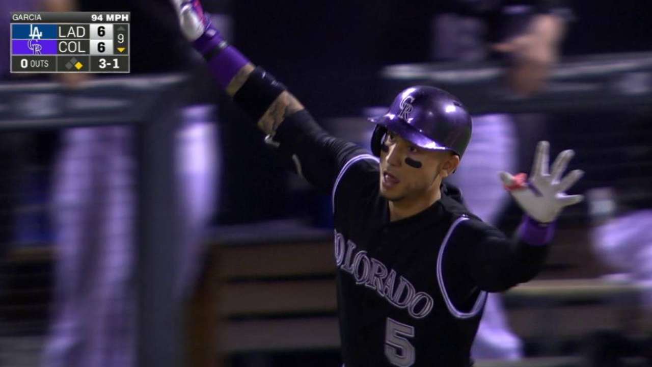 HR de CarGo en la 9na da triunfo a Rockies vs. L.A.