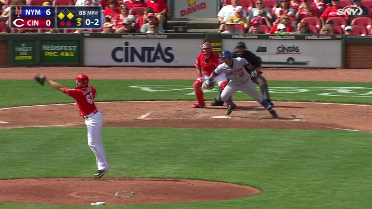 Dilson Herrera jonronea y Mets barren serie en Cincinnati