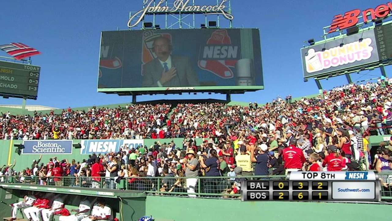 Red Sox honor Orsillo