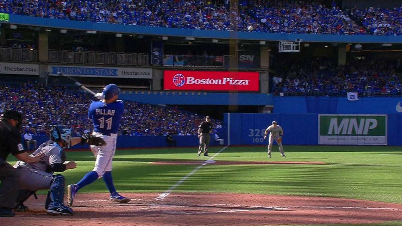 Kevin Pillar nombrado Jugador de la Semana en la Liga Americana