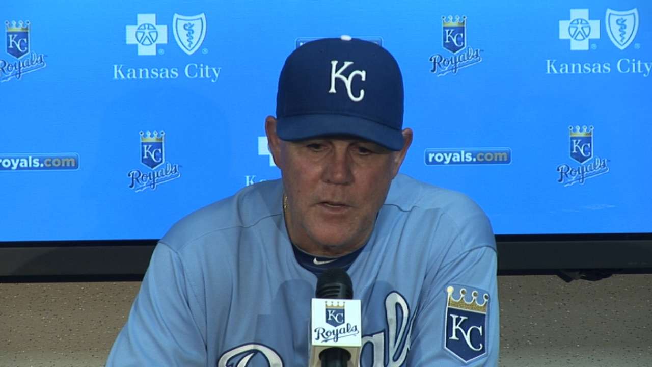 Yost on Young and bullpen