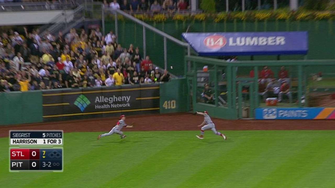 Piscotty carted off after collision; tests negative
