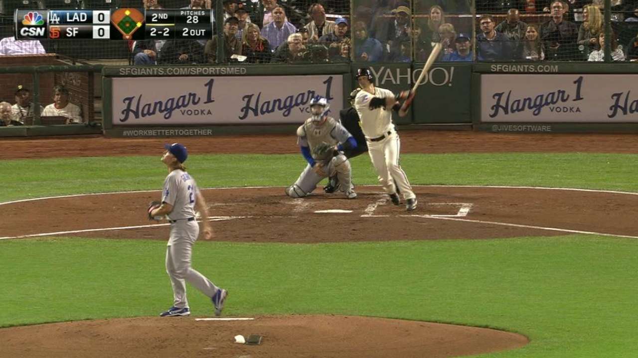 Brown's two-run double
