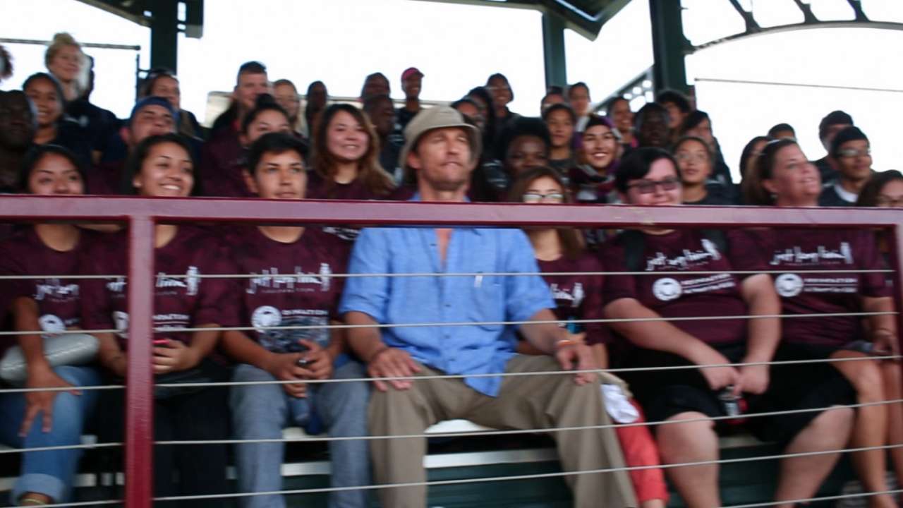 McConaughey, Rangers host area students