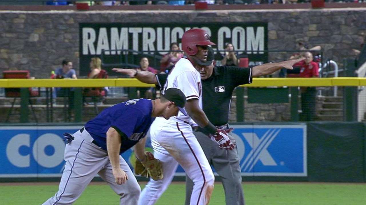 Brito's first career double