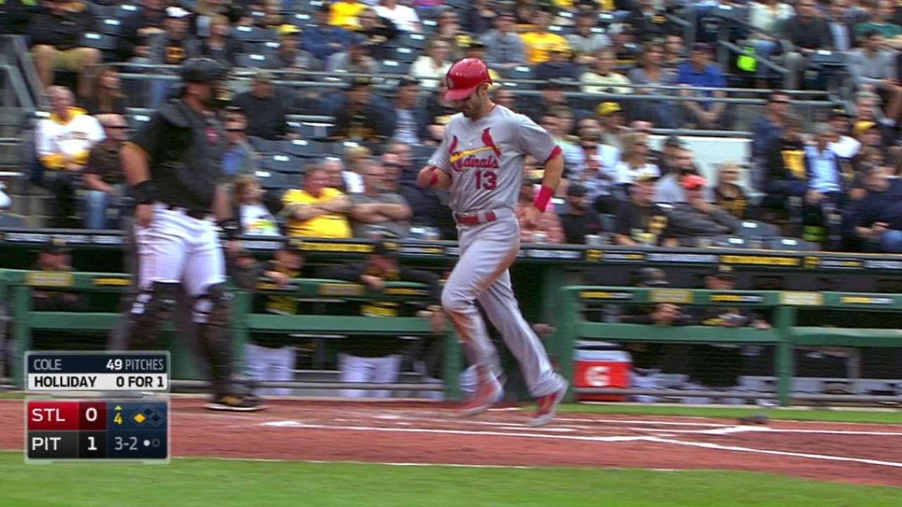 Holliday's RBI single