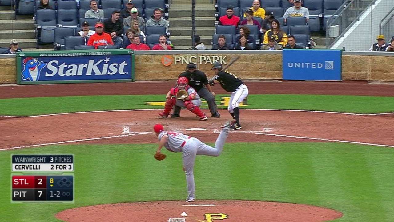 Wainwright appears in first game since April