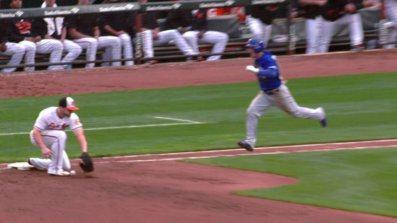 Blue Jays score three on errors