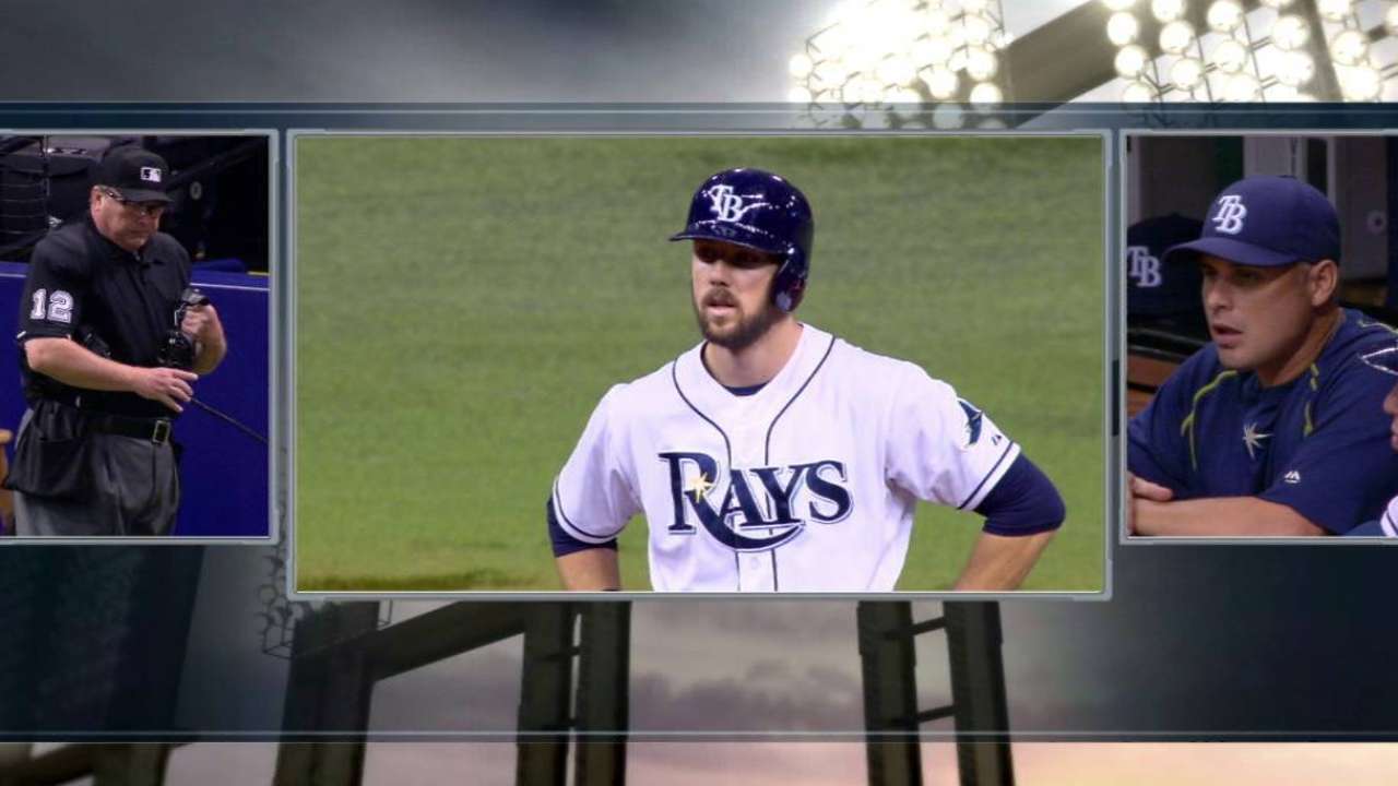 Longoria's infield single