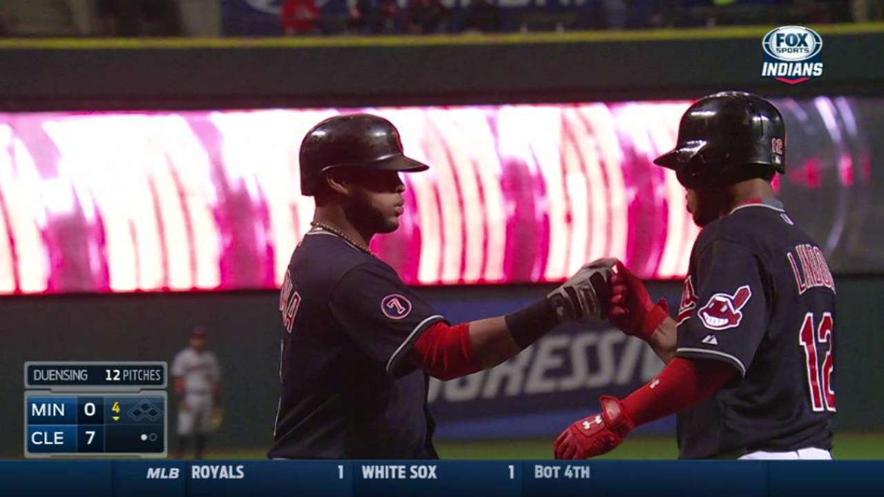 Lindor's two-run home run