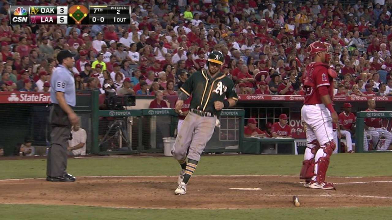 Canha's RBI single