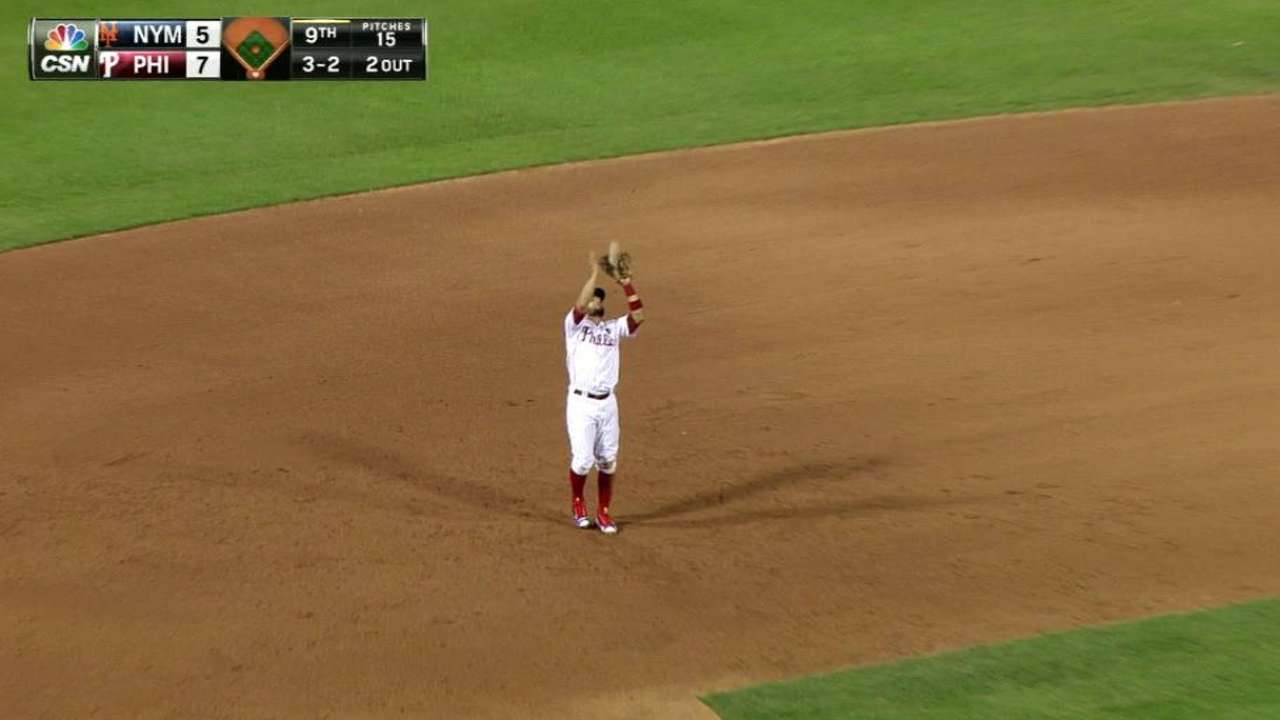 Giles notches the save