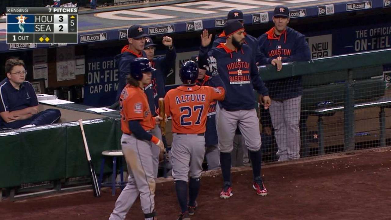 Correa's RBI single