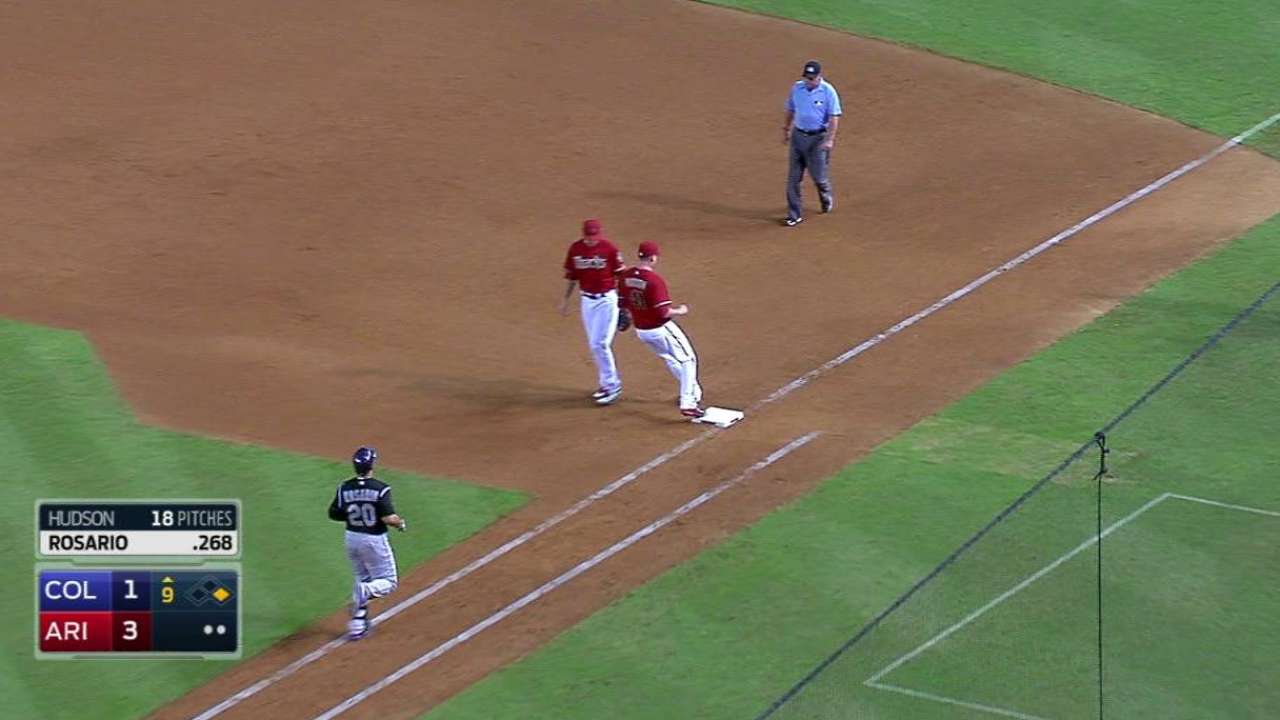 Hudson notches the save