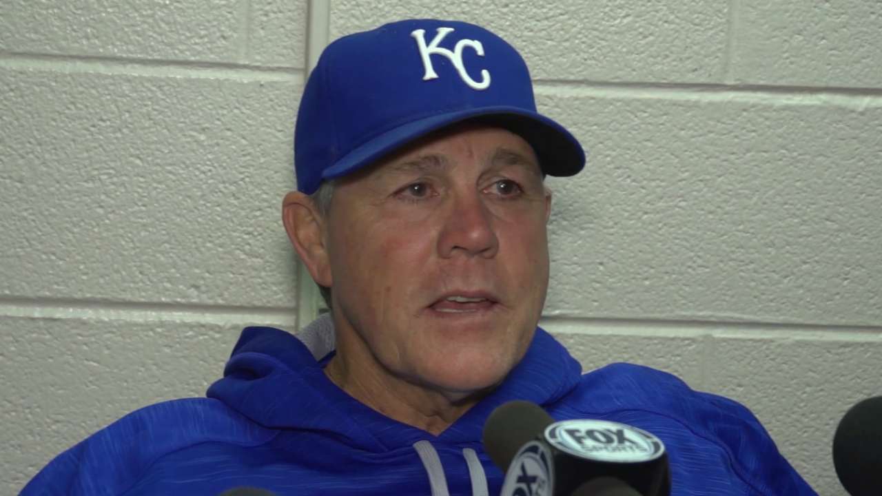 Yost on Hosmer, Cain's knee