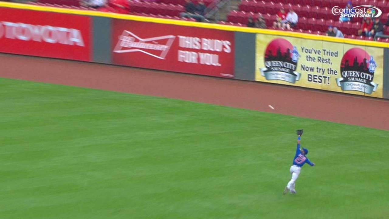 Jackson's fine jumping catch