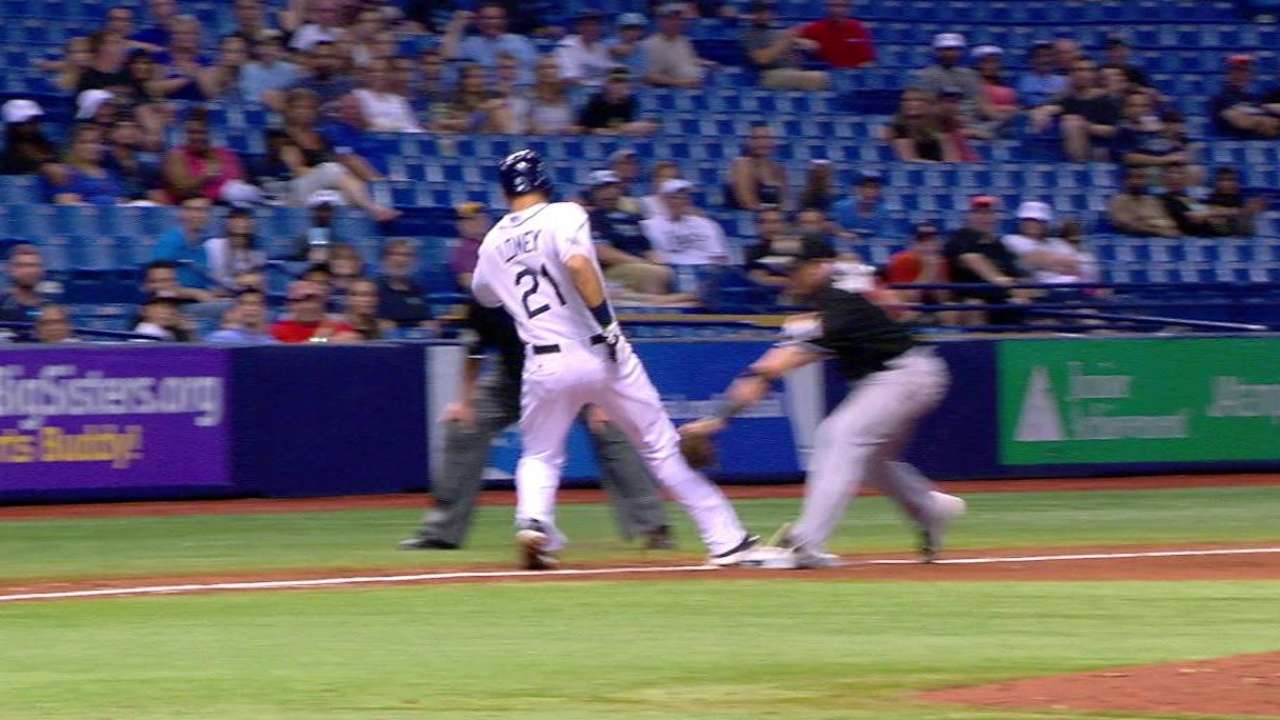 Loney gets in at third