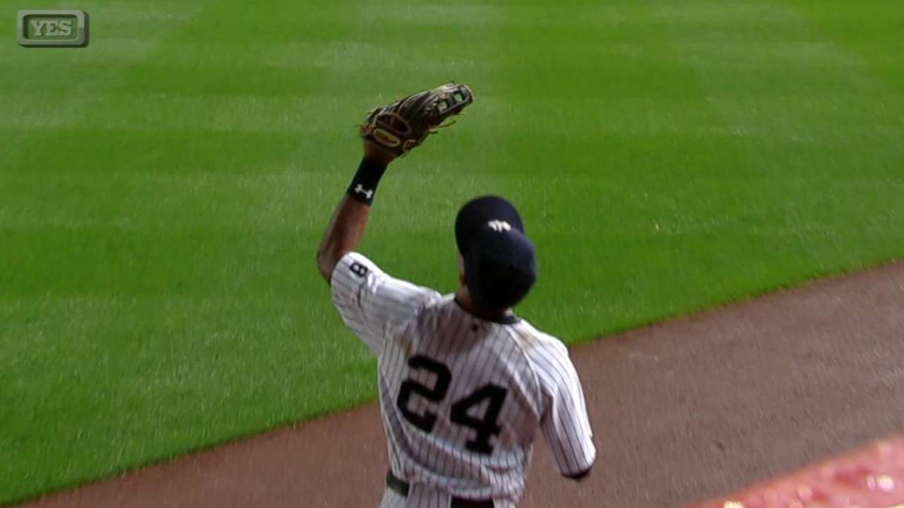 Betts' flyout to the track