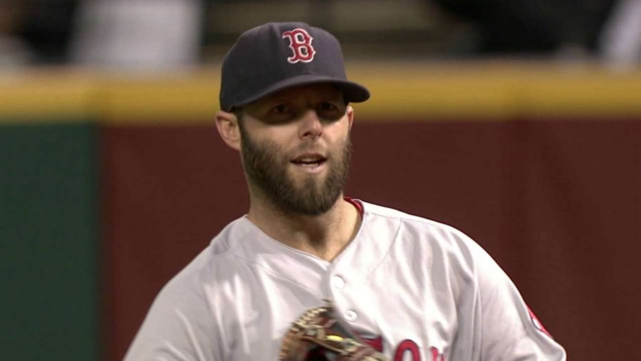 Pedroia, Papi sit for Red Sox on rainy night