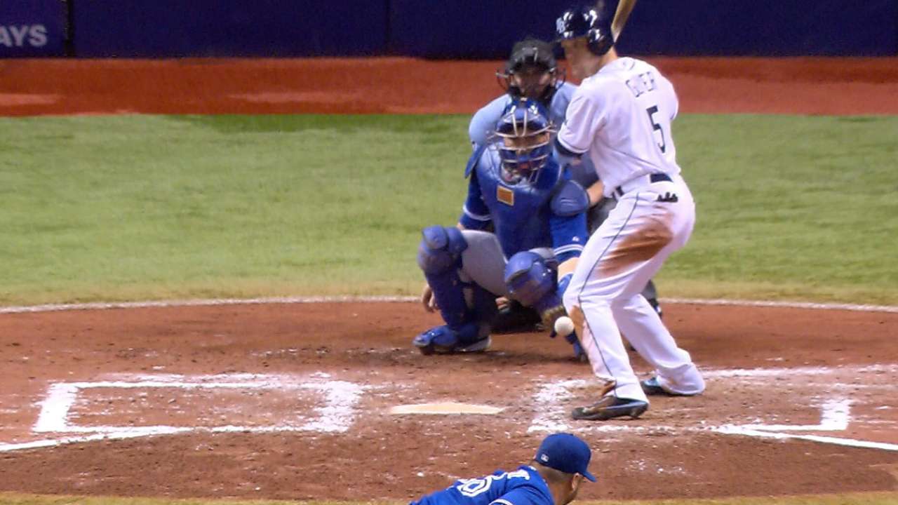 Guyer gets hit three times