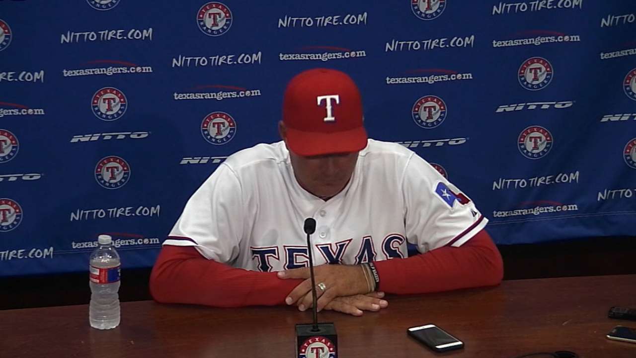 'Stunned' Rangers looking ahead to Sunday