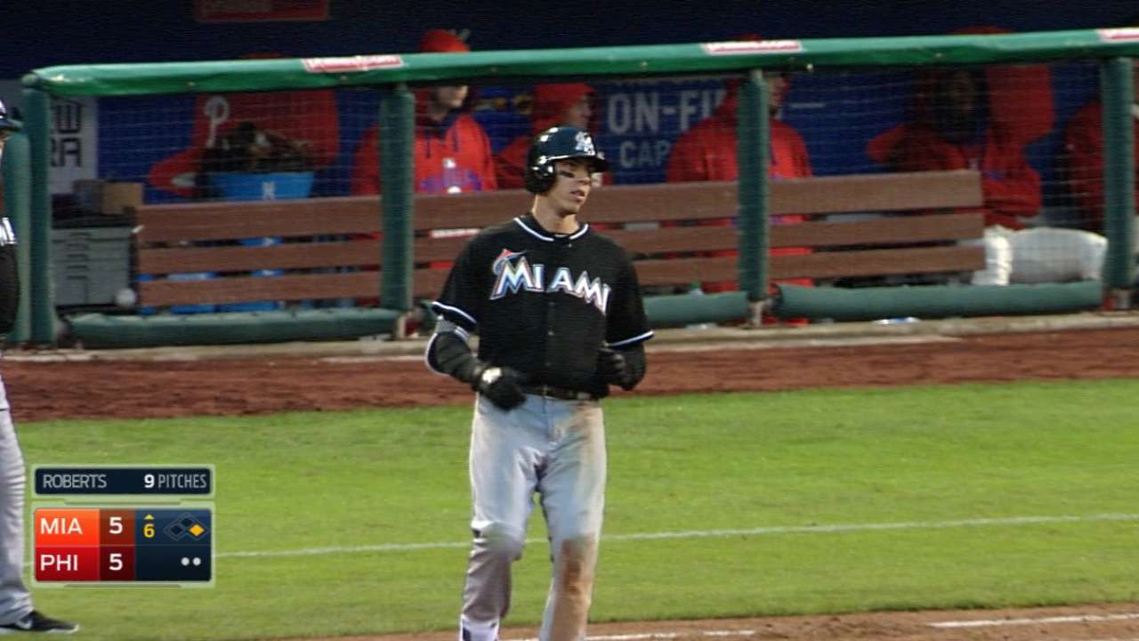 Yelich's five-hit game