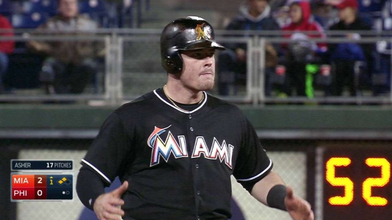 Bour's two-run double