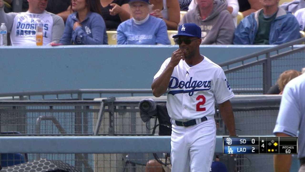 Rollins removes Kershaw