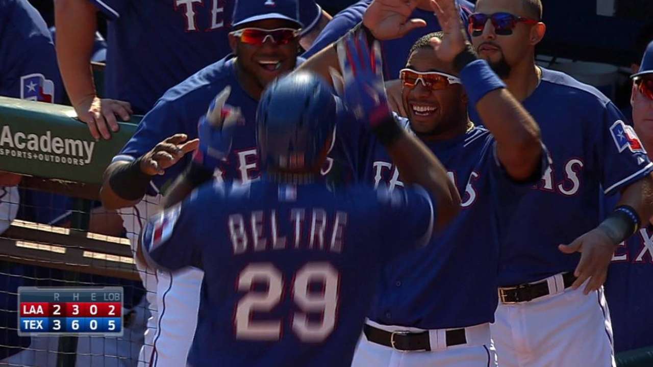 Beltre's two-run homer