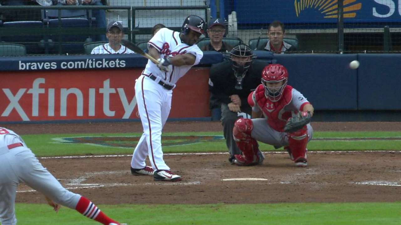 Bourn's RBI single