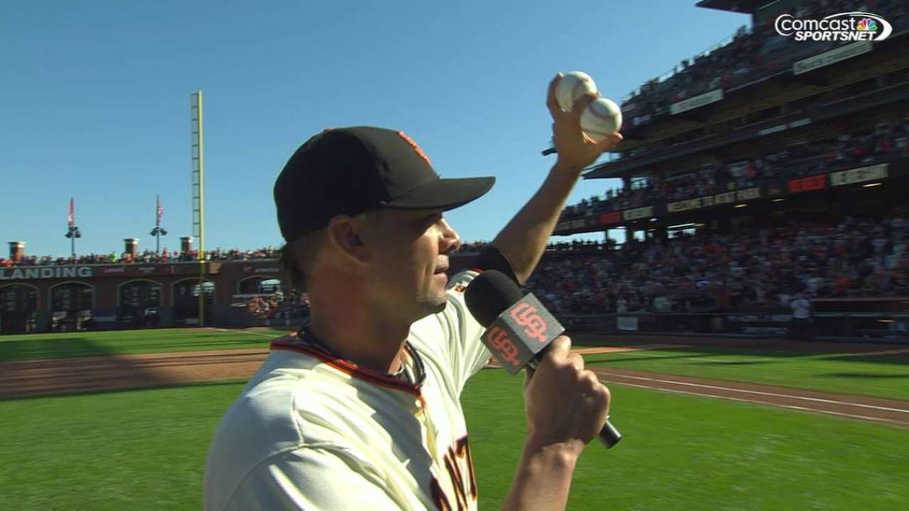 Vogelsong qualifies for spot on Giants' Wall of Fame