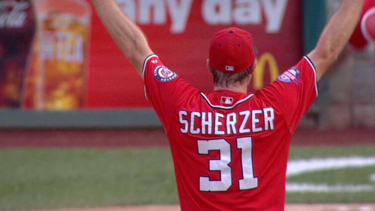 Harper, Scherzer excel in down '15 for Nats
