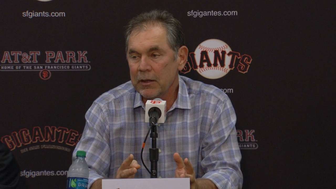 Evans sees pitching as Giants' top priority