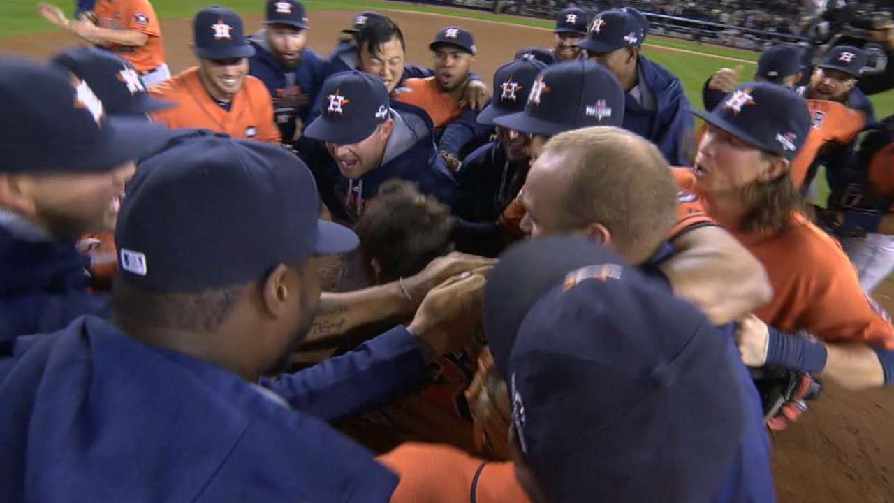 Astros win AL Wild Card Game