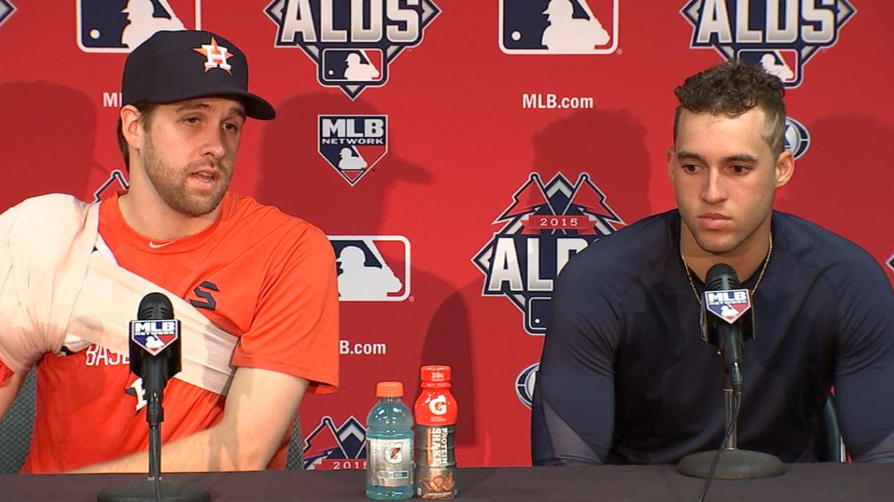 Oct. 8 Collin McHugh, George Springer postgame interview