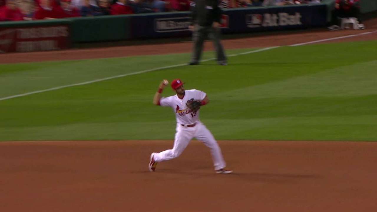 Lackey induces double play