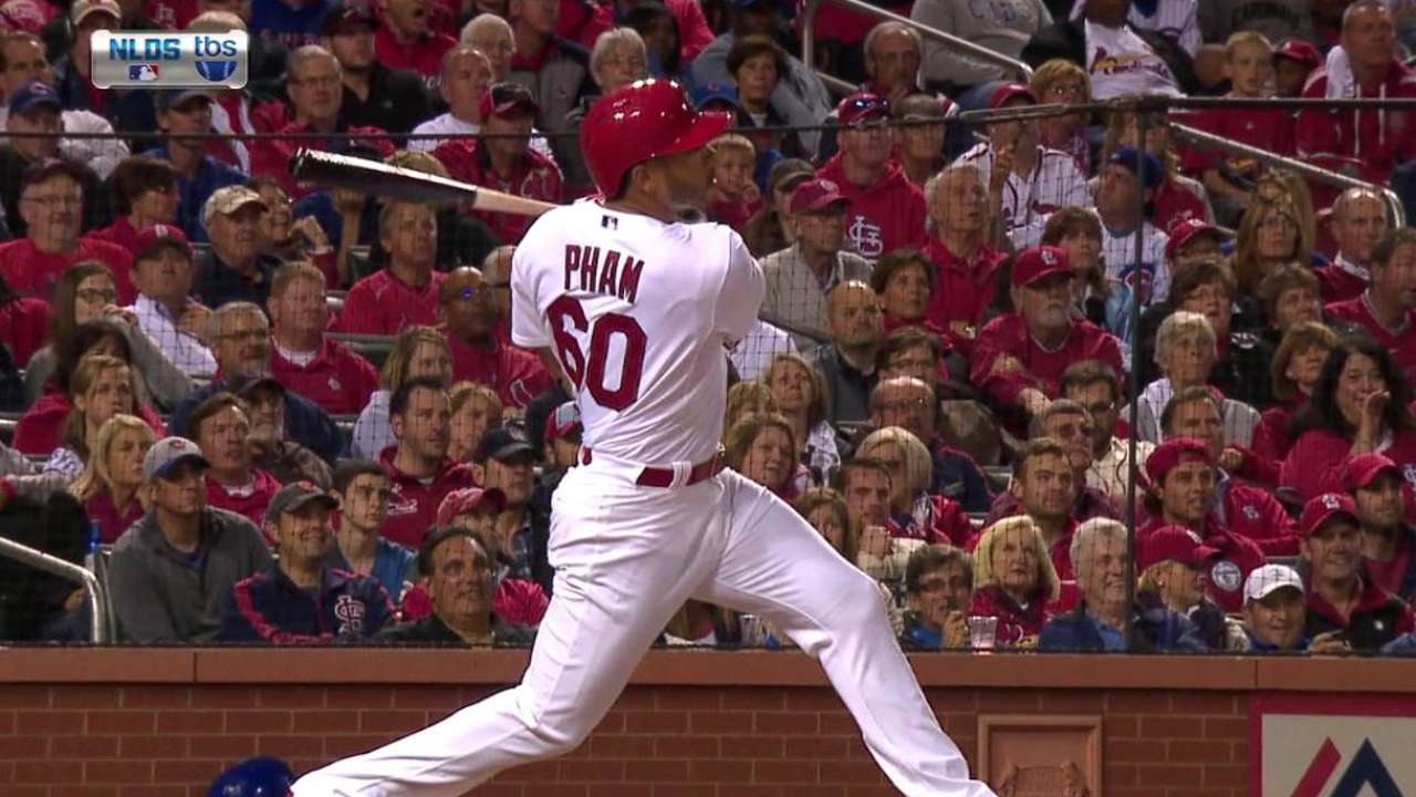 Pham's solo home run