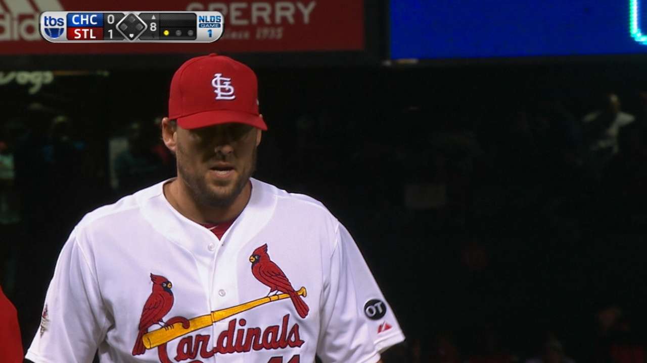 Lackey's 7 1/3 shutout innings
