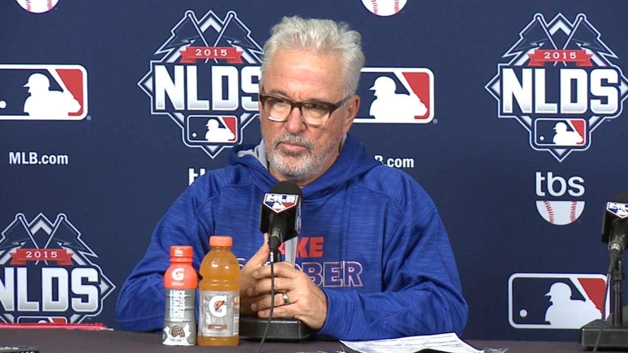 Maddon on strike zone and Lackey