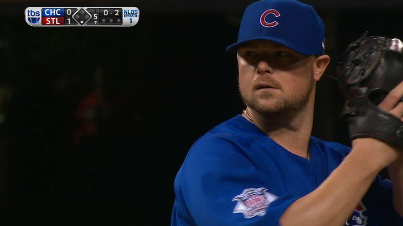Lester shows worth in Cubs playoff debut