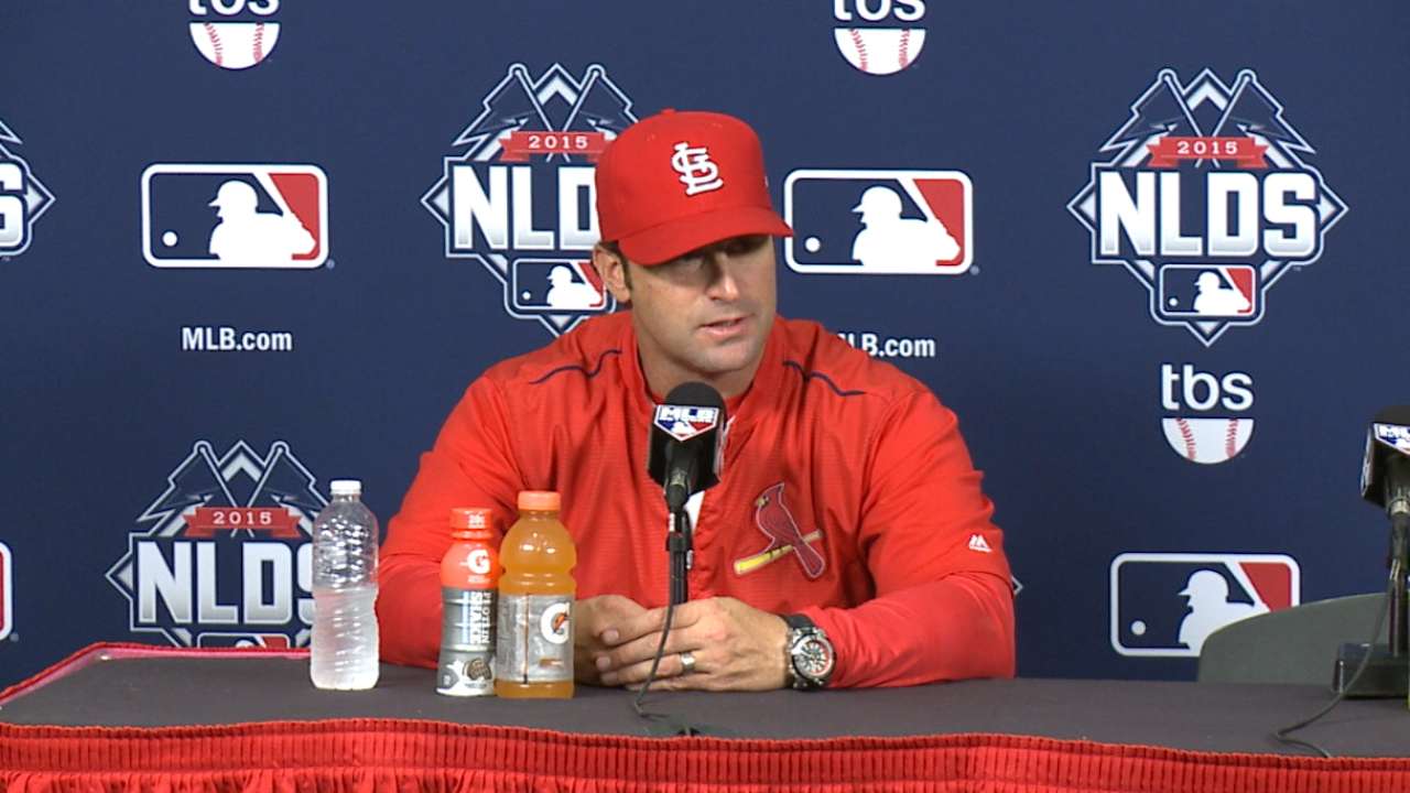Oct. 9 Mike Matheny postgame interview