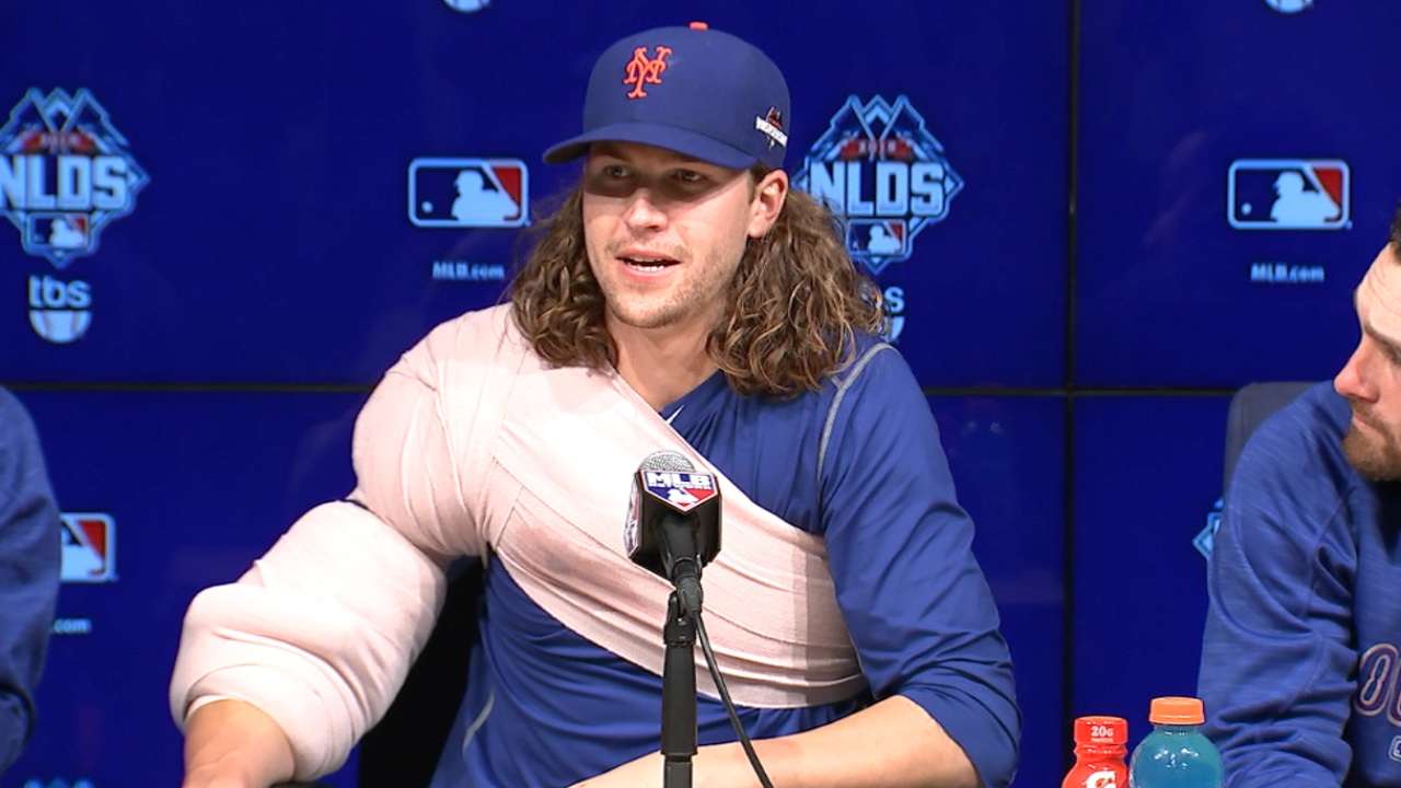 Mets on deGrom in Game 1 win