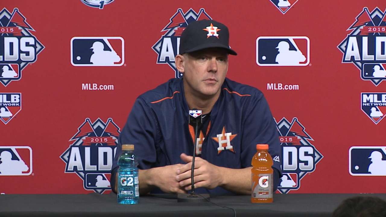 Oct. 11 A.J. Hinch pregame interview