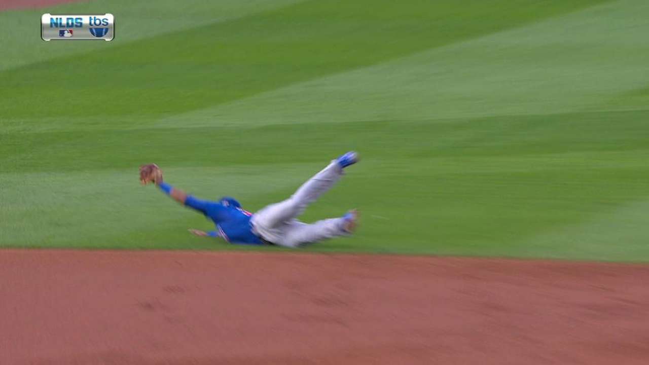 Russell's diving stop