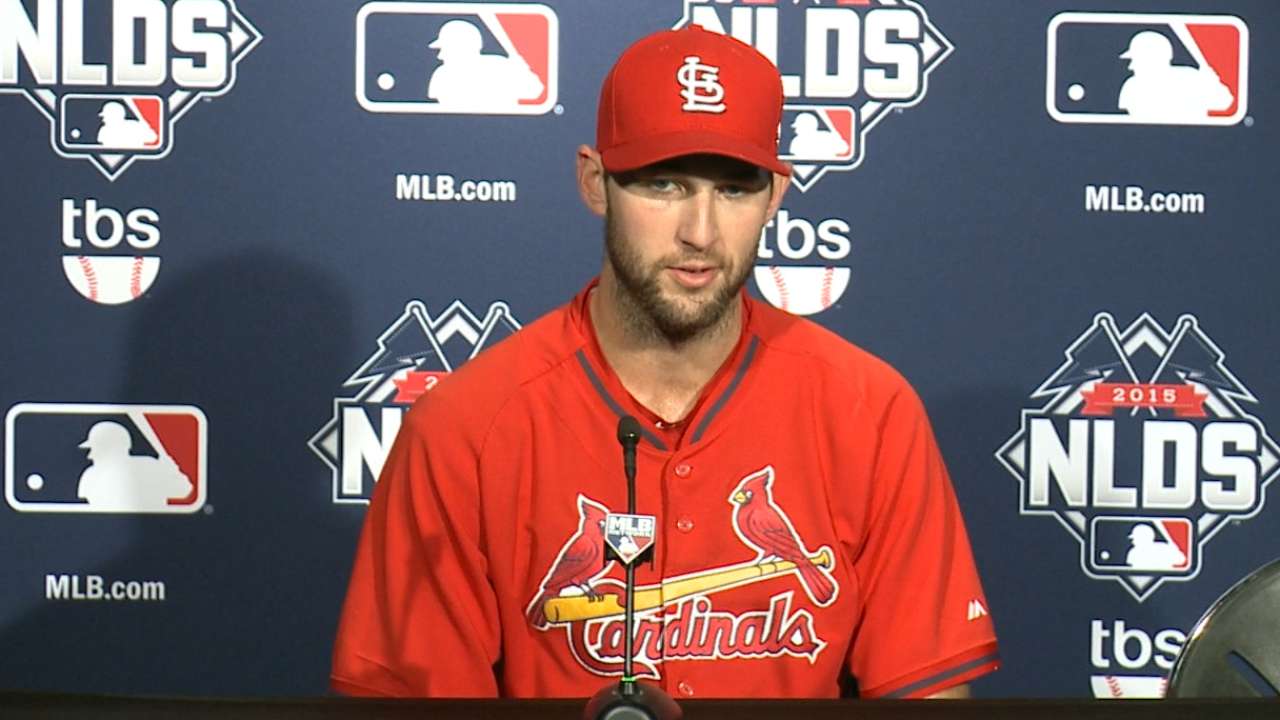 Oct. 11 Michael Wacha workout day interview