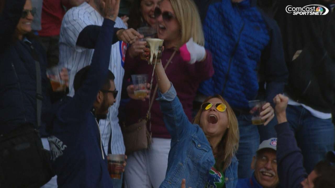 Best Fan Catch goes to member of Cubs Nation