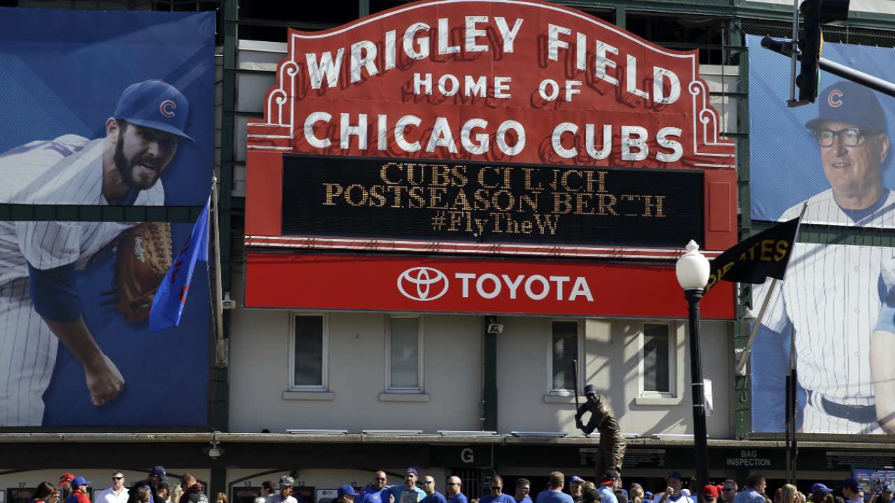 Maddon on the wind at Wrigley