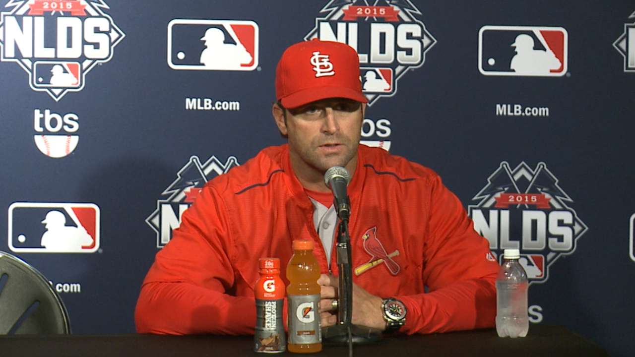 Oct. 12 Mike Matheny postgame interview